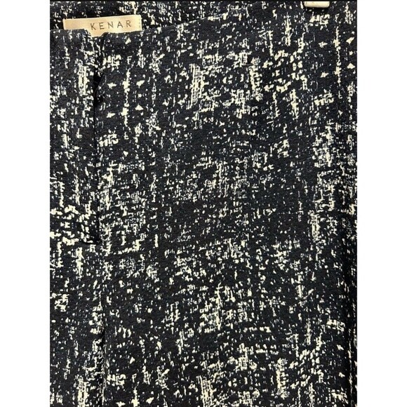 Kenar Women's Blue Geometric Print Patterned‎ Trouser Pants Size 6 - Picture 2 of 6